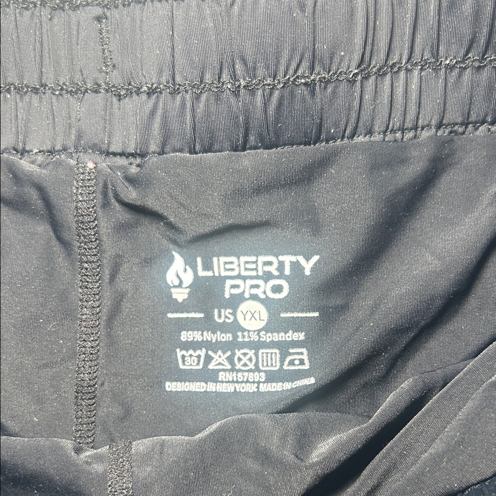 Liberty Pro Black Athletic Shorts - Picture 2 of 4